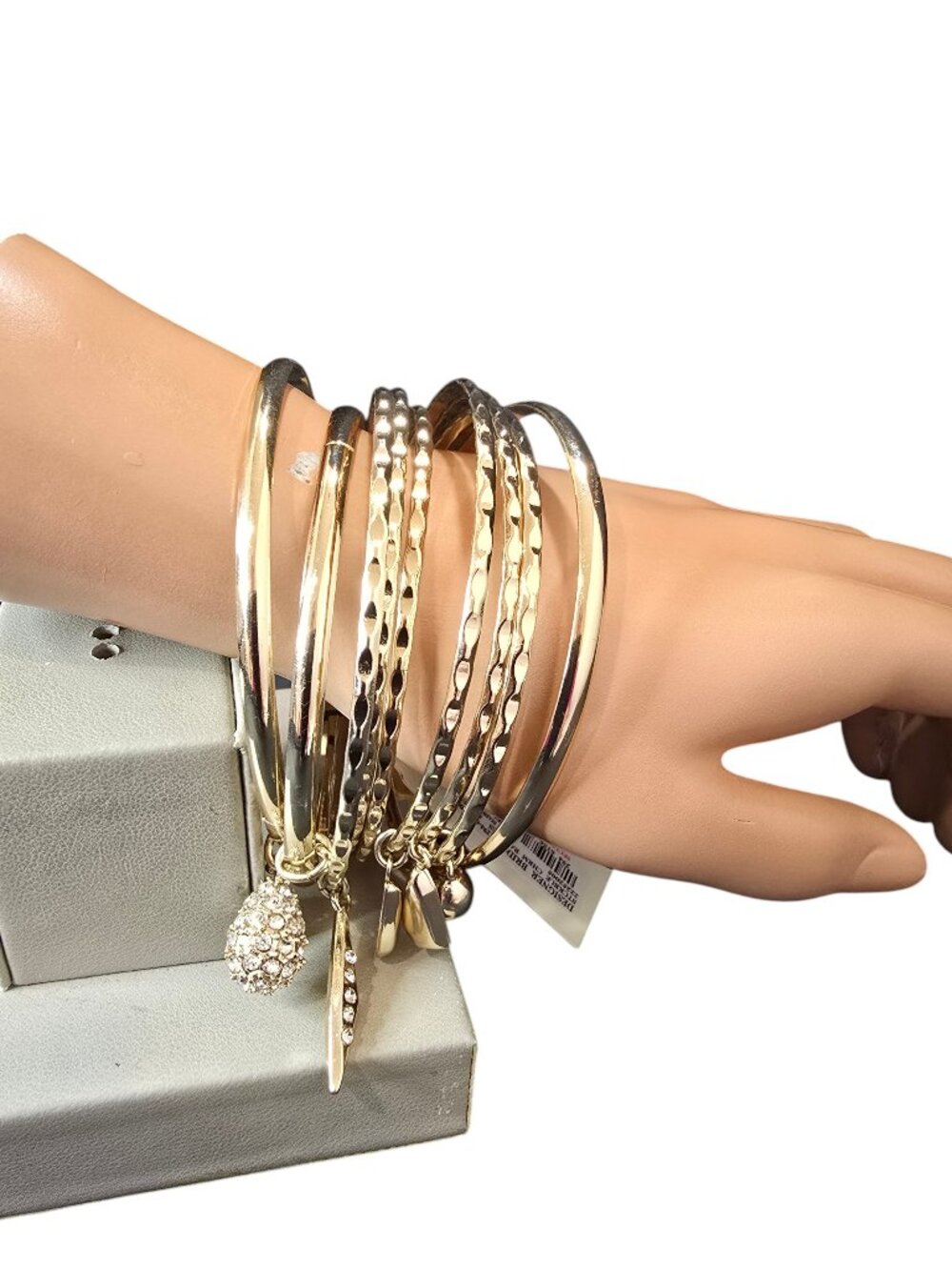 Paloma & Ellie Designer Bridge Stackable Charm Bangle Bracelets NWT